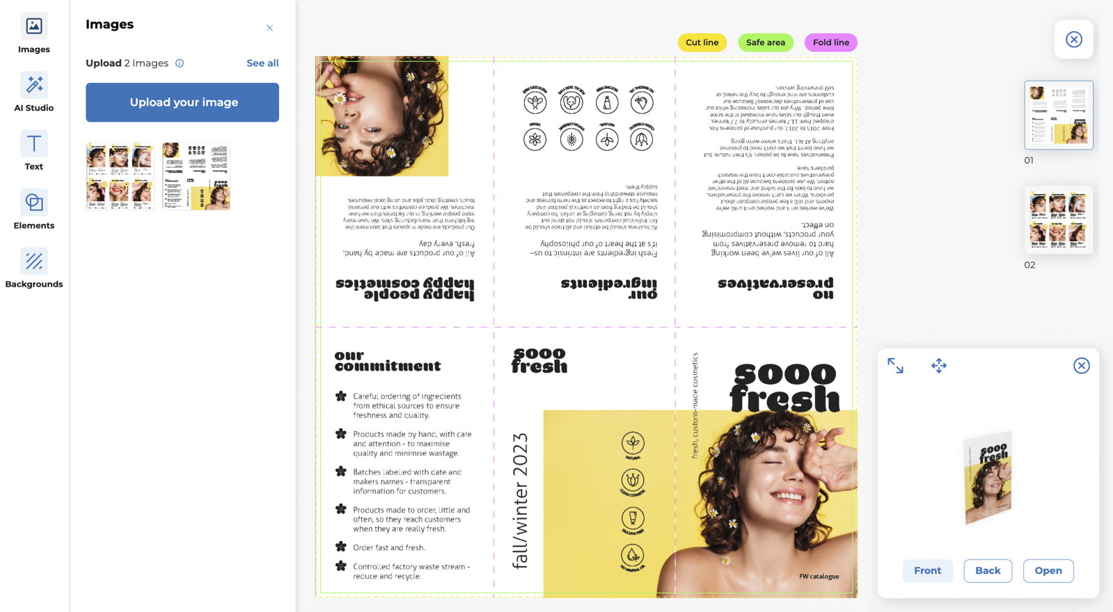 How to set up a file for a folded brochure – Pixartprinting - COM